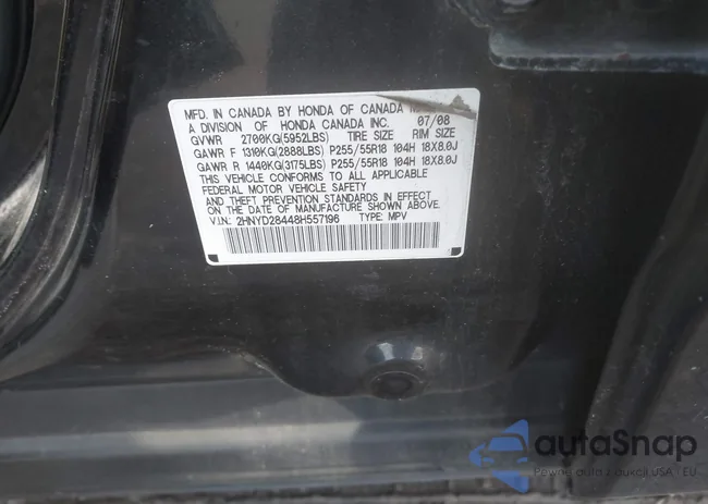 2HNYD28448H557196: 44231156