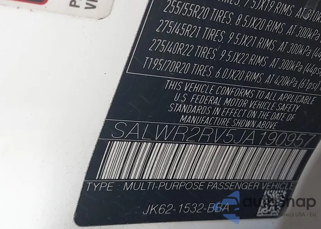 SALWR2RV5JA190957: 44231209