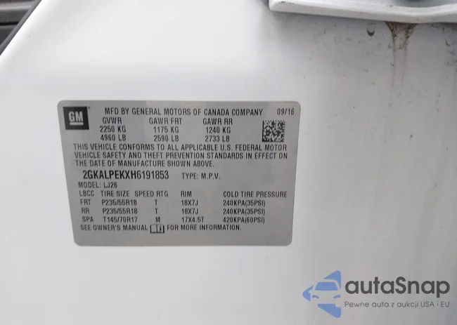 2GKALPEKXH6191853: 44232455