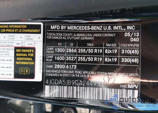 4JGDA5JB9DA244933: 44232487