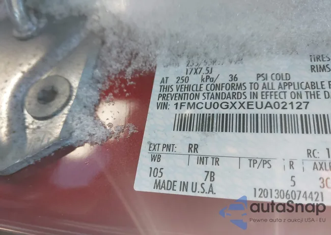 1FMCU0GXXEUA02127: 44232562