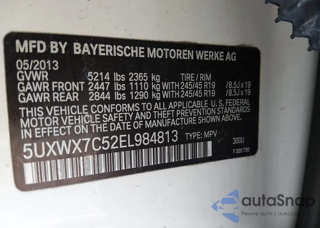 5UXWX7C52EL984813: 44232704