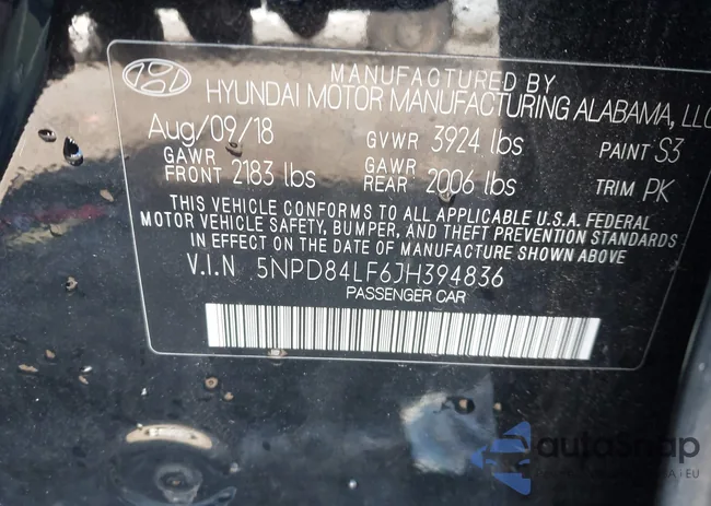 5NPD84LF6JH394836: 44232910