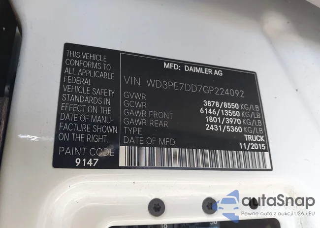 WD3PE7DD7GP224092: 44231951