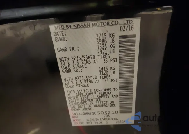 5N1AL0MM7GC505210: 44232021