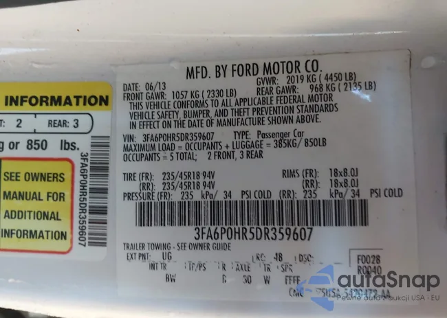 3FA6P0HR5DR359607: 44232030