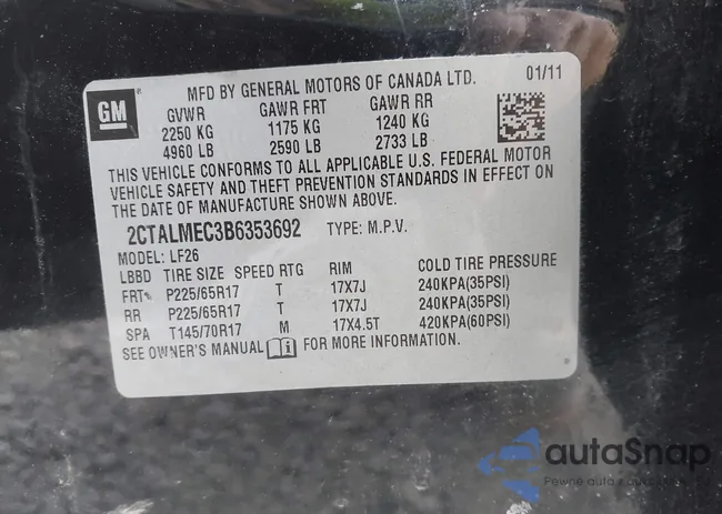 2CTALMEC3B6353692: 44232031