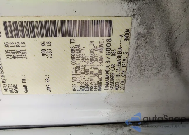 1N4AA6AP0JC376008: 44232074