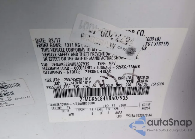 2FMGK5C84HBA07935: 44232088