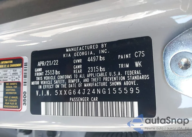 5XXG64J24NG155595: 44232134