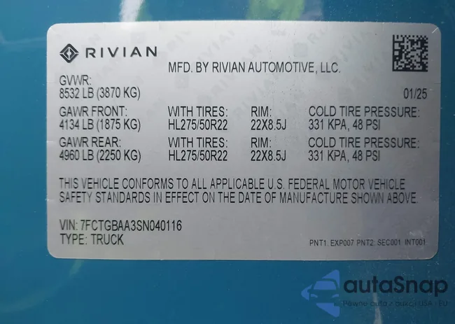 7FCTGBAA3SN040116: 44233416