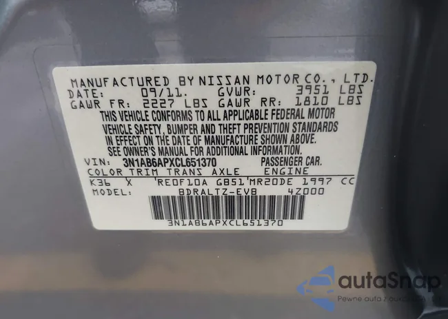 3N1AB6APXCL651370: 44233549