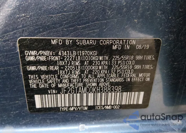 JF2GTAMC0KH388398: 44233609