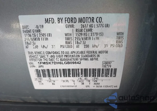 1FMSK7DH6LGB09842: 44233709