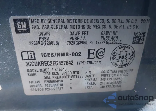 3GCUKREC2EG457642: 44233752