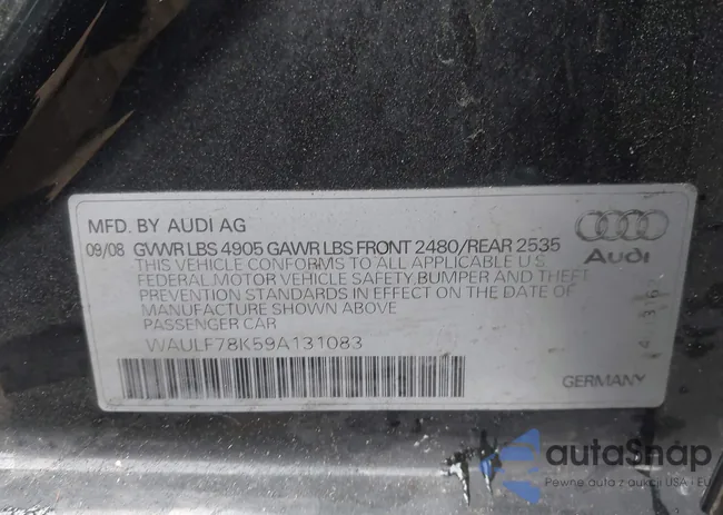 WAULF78K59A131083: 44234465