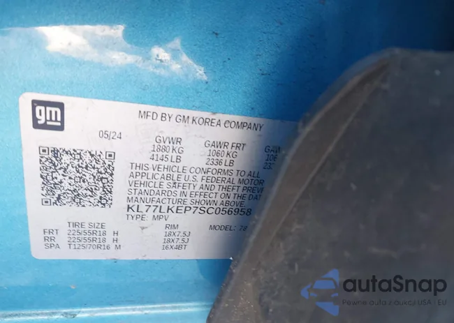 KL77LKEP7SC056958: 44234546