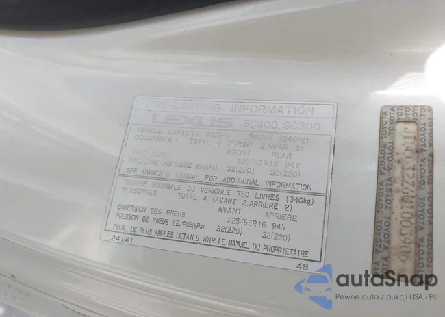 JT8CD32Z6W1003906: 44234825