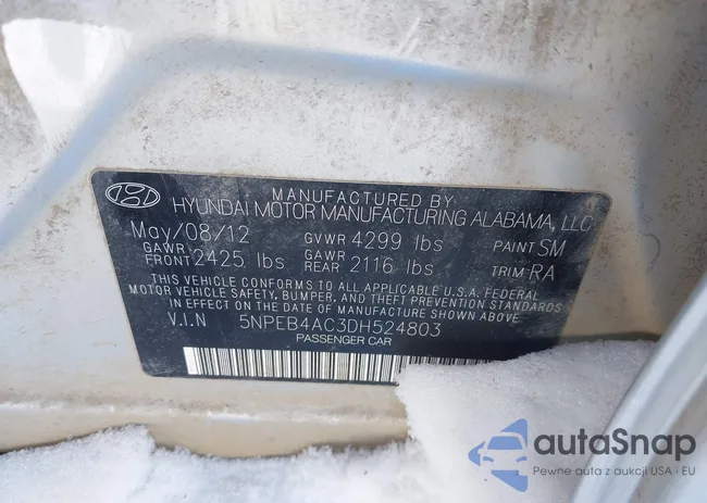 5NPEB4AC3DH524803: 44233974