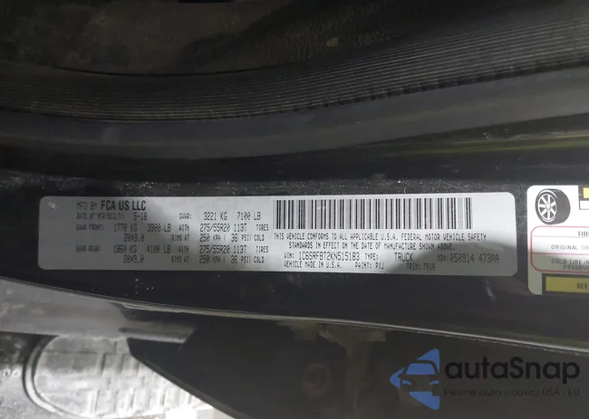 1C6SRFBT2KN515183: 44234028