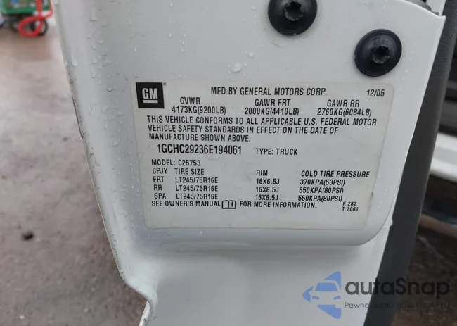 1GCHC29236E194061: 44234053