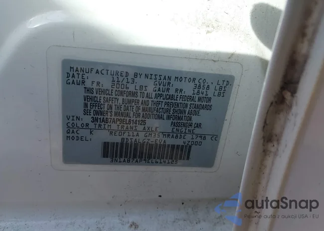 3N1AB7AP9EL614125: 44234076