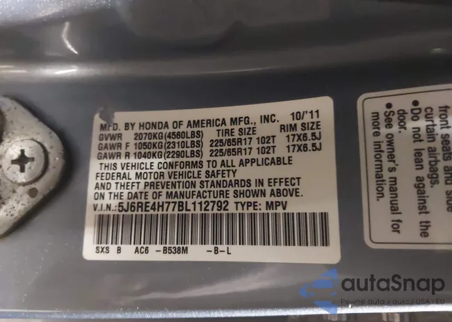 5J6RE4H77BL112792: 44234145