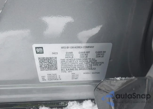 KL4AMESL9RB009823: 44234248