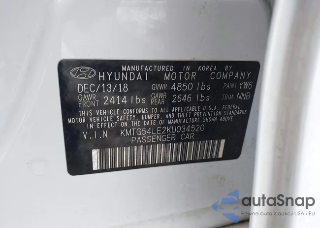 KMTG54LE2KU034520: 44234309