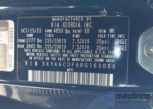 5XYK6CDF6RG163086: 44235377