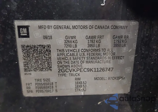 2GCVKPEC9K1126747: 44235454