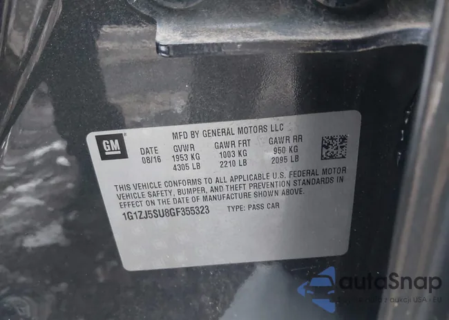 1G1ZJ5SU8GF355323: 44235553