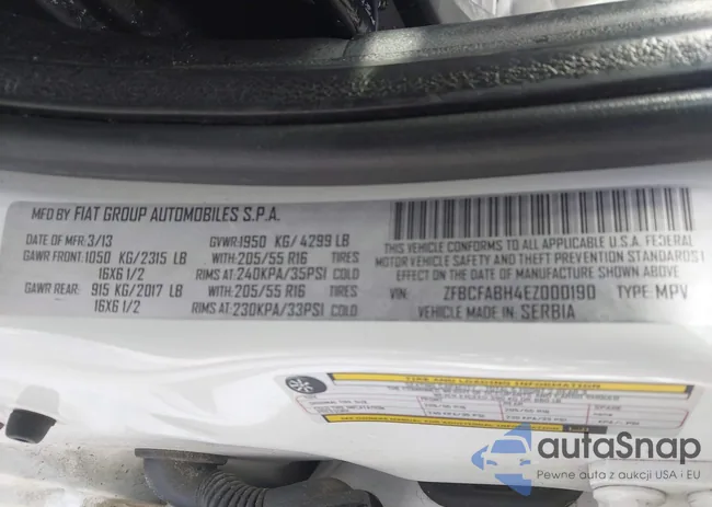 ZFBCFABH4EZ000190: 44235561