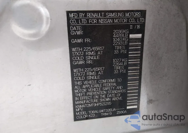 KNMAT2MT9HP521295: 44235693