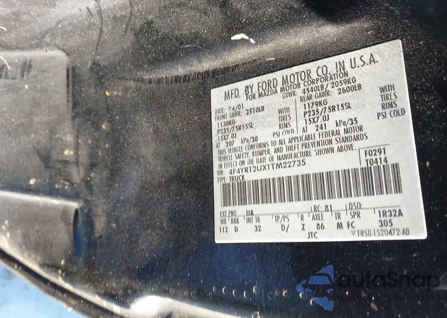 4F4YR12UX1TM22735: 44235783