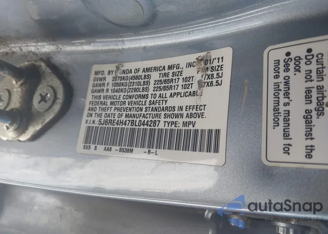 5J6RE4H47BL044287: 44234934