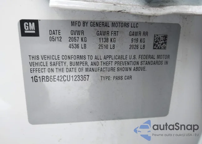 1G1RB6E42CU123367: 44235067