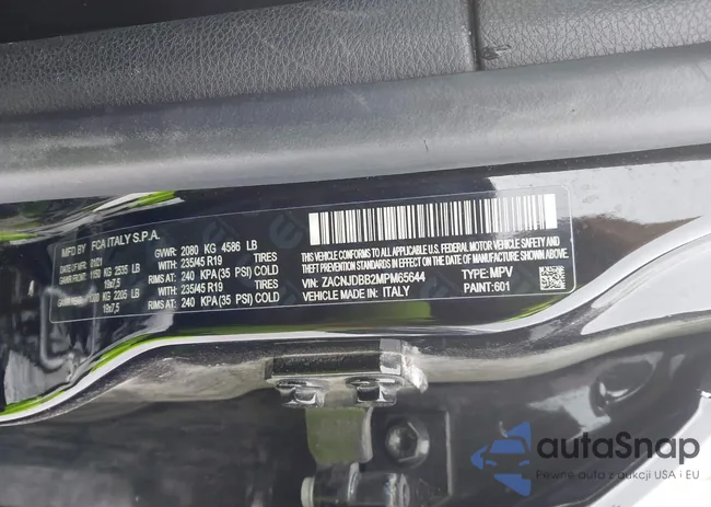 ZACNJDBB2MPM65644: 44235094