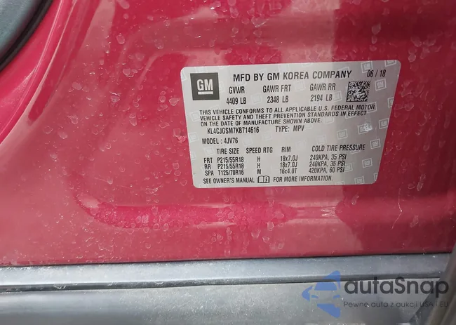 KL4CJGSM7KB714616: 44235095