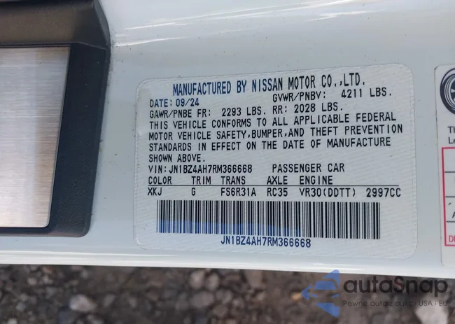 JN1BZ4AH7RM366668: 44235116