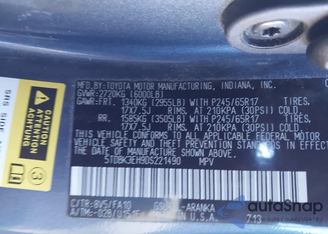 5TDBK3EH9DS221490: 44235155