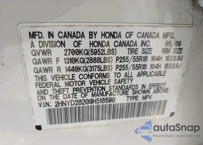 2HNYD28209H518590: 44236331