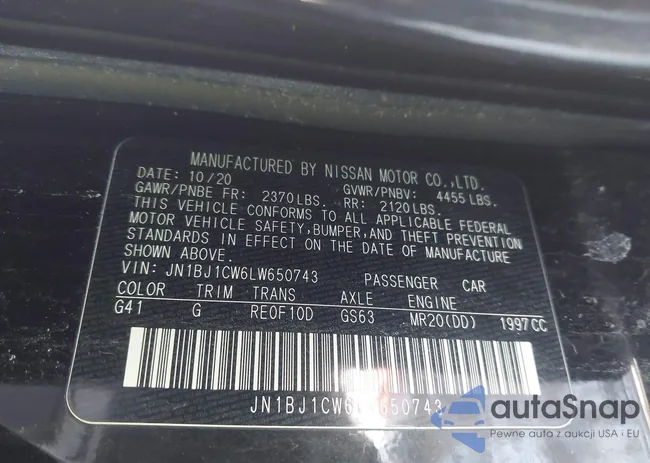 JN1BJ1CW6LW650743: 44236360