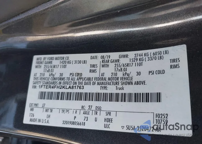 1FTER4FH2KLA81763: 44236564