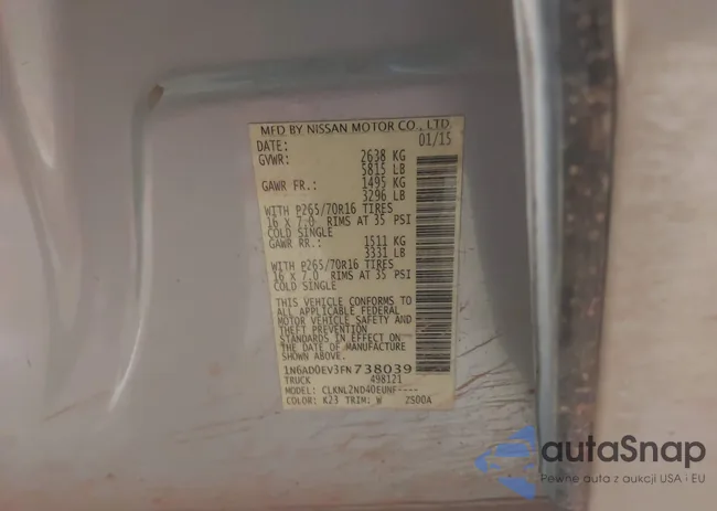 1N6AD0EV3FN738039: 44236760