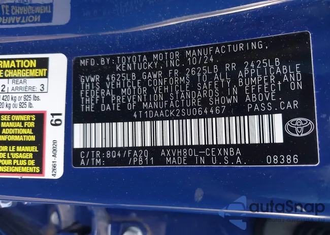 4T1DAACK2SU064467: 44236806