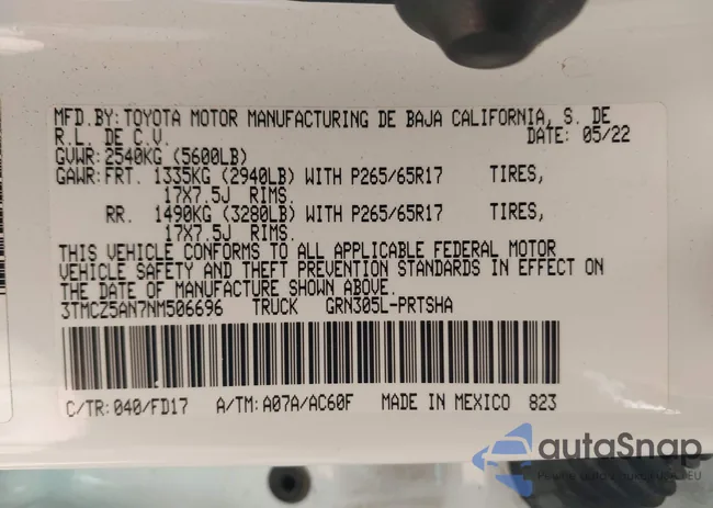 3TMCZ5AN7NM506696: 44236830