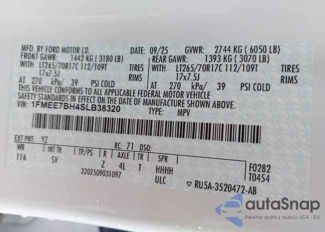 1FMEE7BH4SLB38320: 44236006