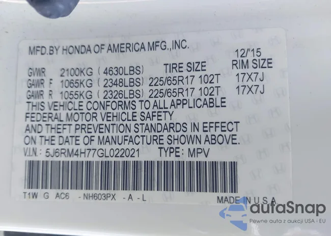 5J6RM4H77GL022021: 44236081