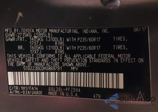 5TDZZ3DC0HS869791: 44236094